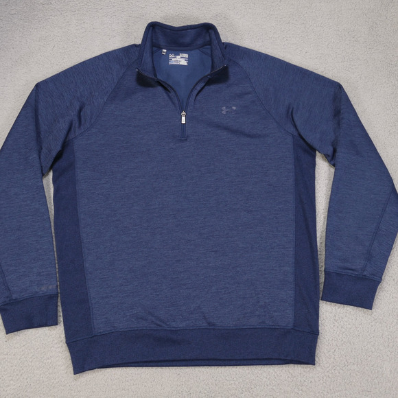 Under Armour Coldgear Men's XL Golf UA Storm Sweater Fleece 1/4 Zip Pullover - Picture 1 of 15